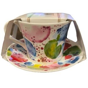 Roy Kirkham Planets Lucy Bone China Breakfast Cup and Saucer New
